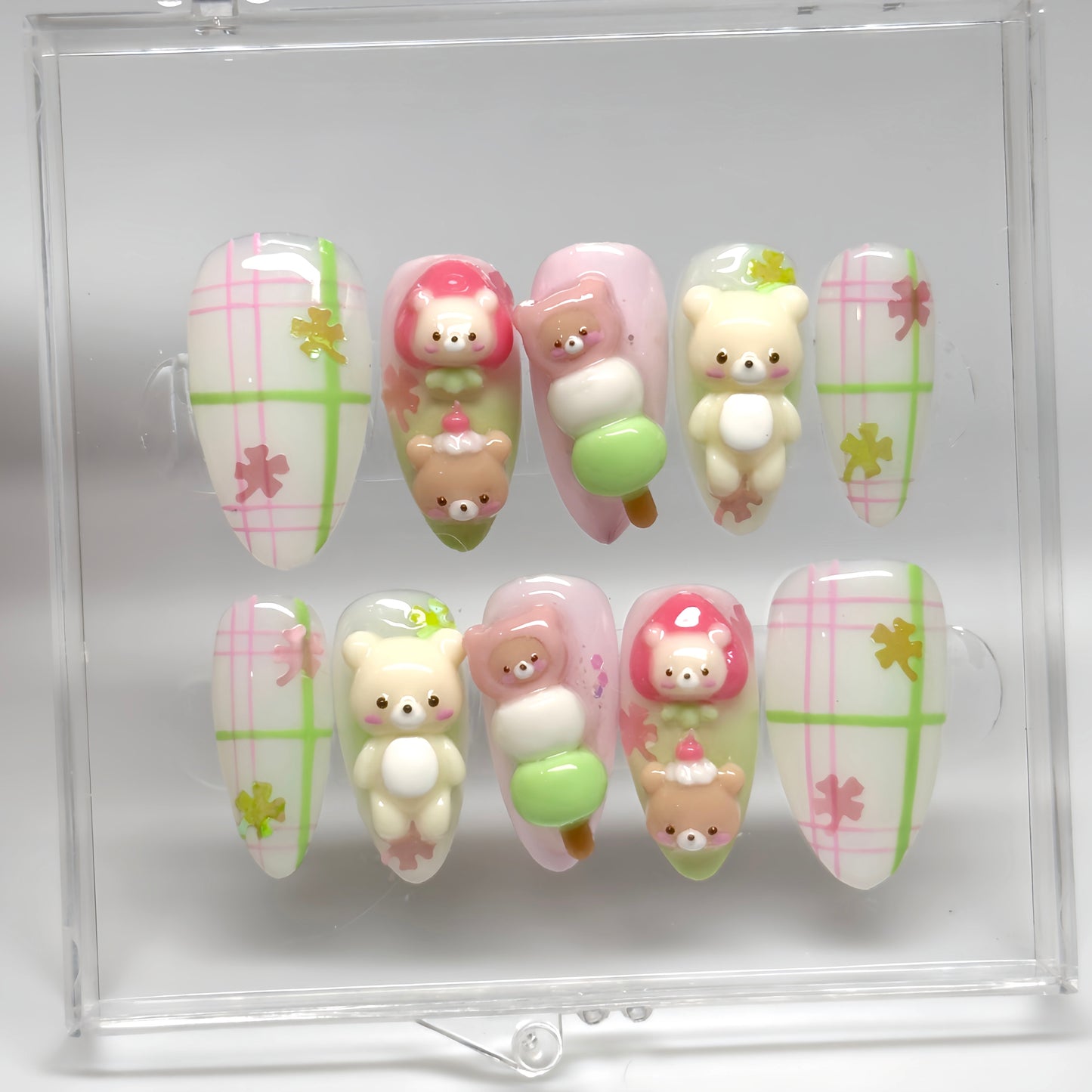 Strawberry Matcha Rilakkuma